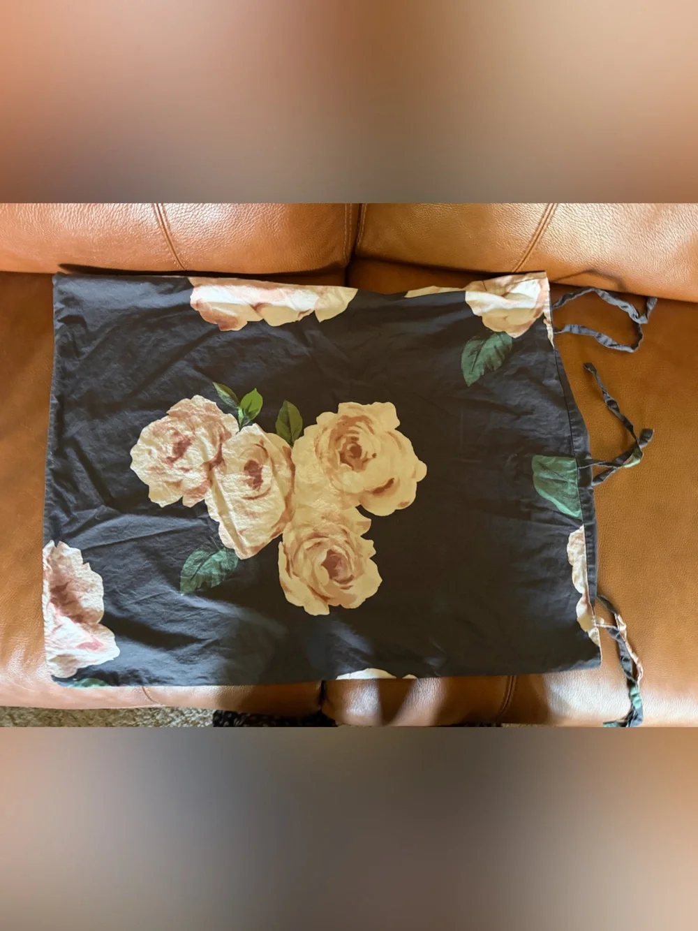 Emily & Meritt for Pottery Barn Teen pillowcases shams  black floral